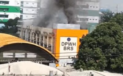 Fire Erupts at DPWH Office in Quezon City