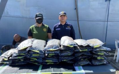 Floating Bag with ₱19.2-M Worth of Suspected Marijuana Recovered Near Sabina Shoal