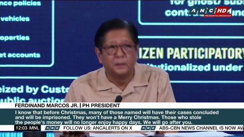 Marcos: Flood control corruption suspects to be jailed before Christmas