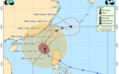 Typhoon Uwan exits PAR, but effects still felt; reentry possible — PAGASA